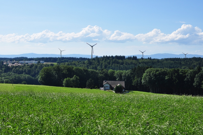 Vue de Vers-chez-les-Blanc depuis le sommêt du Martinet.