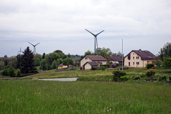 Eoliennes du Chalet Boverat, du Vieux Pré-Noé et des Saugealles.